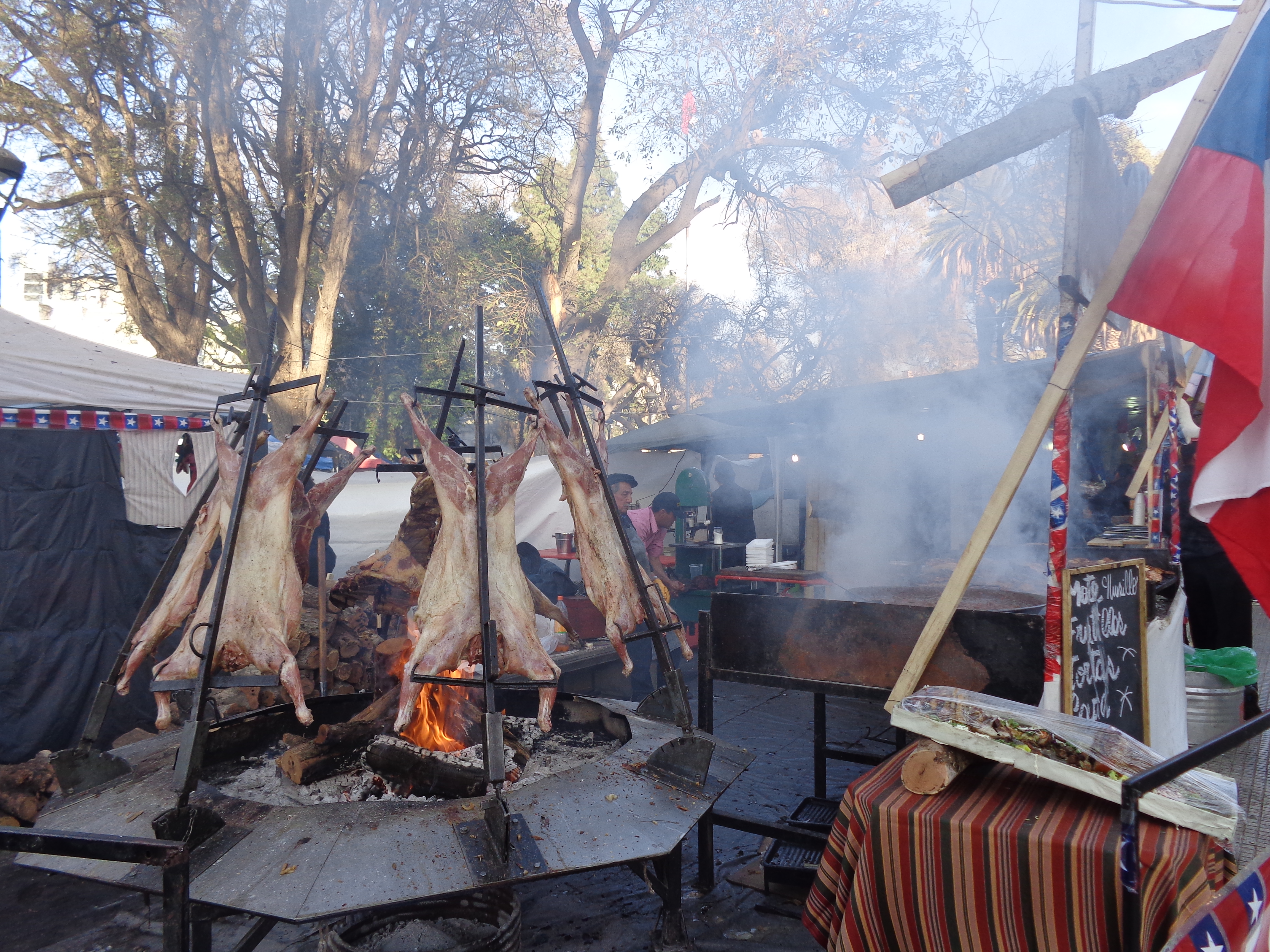 Natürlich darf der Asado nicht fehlen