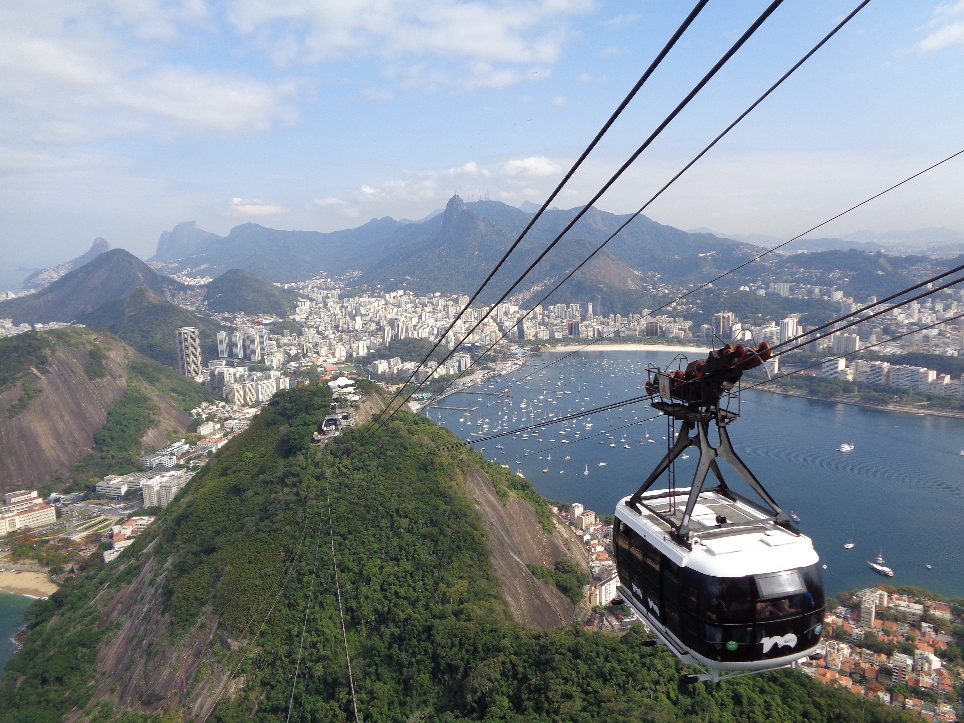 Blick vom Zuckerhut auf Rio